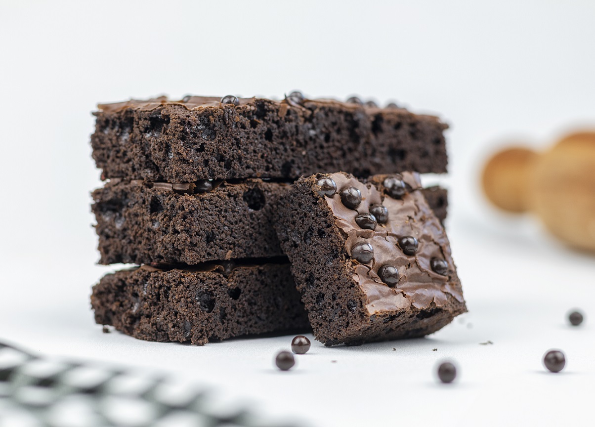 Brownies Panggang Chips